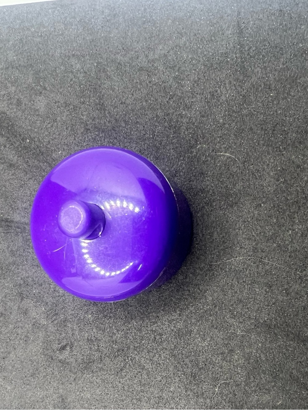 Travel Ring Storage - Purple Round Keyring Accessory - Picture 2 of 6